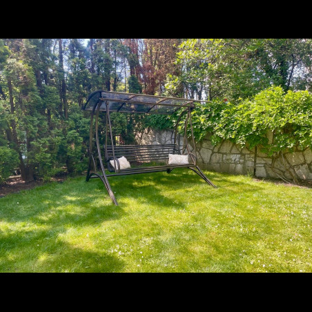 A rocking bench - garden furniture