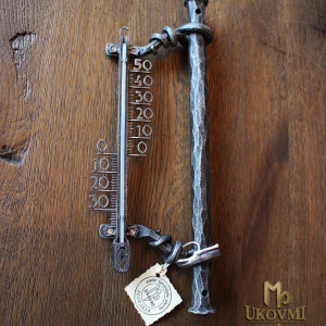 Thermomètre en fer forgé