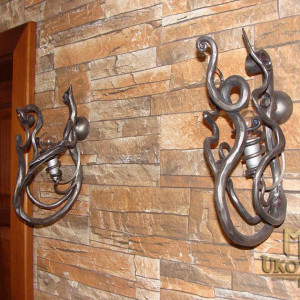 Kované svietidlo KOREŇ - luxusná interiérová lampa (SI0101)
