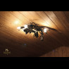 Kované svietidlo DUB - luxusný interiérový luster (SI0315)
