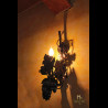 Nástenná kovaná lampa - VINIČ S HROZNOM - interiérová lampa (SI0201)