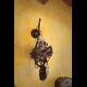 Nástenná kovaná lampa - VINIČ S HROZNOM - interiérová lampa (SI0201)