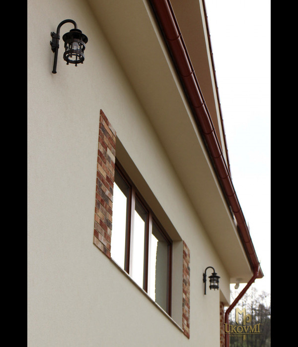 Kované nástenné svietidlo - HISTORIK - exteriérová lampa (SE5021)