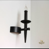 Historické nástenné svietidlo ANTIK - kovaná lampa 1 - sviečková (SI0801)