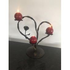 A wrought iron candle holder - The heart (SV/7)