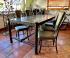 Luxury dining table - wrought iron furniture (NBK-56)