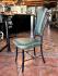 Luxury wrought iron chair with leather - wrought iron furniture (NBK-57)