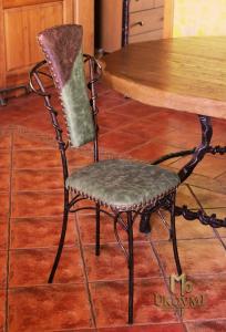 A wrought iron chair - luxury furniture (NBK-21)